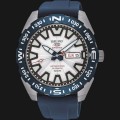 jam Seiko 5 Sports SRP783K1 Automatic White Dial Blue Rubber Strap Limited