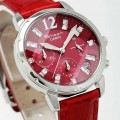 jam Casio Sheen Shn 5010 Silver Red