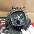 jam G-Shock GA-100 Black Grey Dial