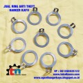 Jual dan Produksi Ring Anti Theft, Ring Anti Theft Gantungan Hanger Kayu