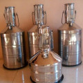 bejana stainless steel ,bahan bakar migas bbm spbu kap 10liter