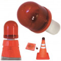warning light strobe traffic cone, Lampu peringatan darurat kerucut