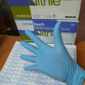 gentletouch nitrile disposable glove rubberex,sarung tangan large