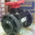 Diaphragm valve pvc spears 1inch flange ansi 150,diapram