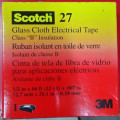 scotch 27 electrical tape 3M glass cloth 1/2 inches sealtape 12 mm