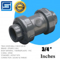 pvc ball check valve spears ansi 3/4 inch,true union 2000 industrial