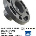 van stone flange pvc thermoplastik spears ansi 1.5 inch