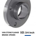 spear flange cpvc van stone socket ansi 3/4inch plastik