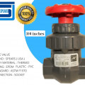 Gate valve plastic pvc spears socket ansi 150 seize 3/4 inches