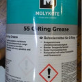 silicone white grease Molykote 55 O ring,gemuk stenpet molycote kaleng