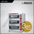 Gas Deck Oven 3 Deck 9 Try Bov Arf90h