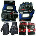 sarung tangan probikers half MC04 (black, red, blue)