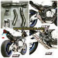 SC PROJECT EXHAUST YAMAHA R1M ,R1 2016 CRT SRS FULL TITANIUM