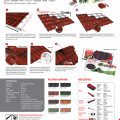 GENTENG ONDUVILLA WRN CLASSIC RED 3D (1060 x 40 MM) - FREE SEKRUP 5 PCS