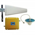 Signal booster for dual band of GSM900 and 2100MHz 3G togethe