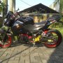 Di JUAL KAWASAKI NINJA 250 HITAM 2008 FULL MODIFIKASI BRANDED