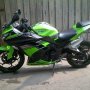 JUAL KAWASAKI NINJA 250 FI ABS 2013 BLN 1 HIJAU SE MULUS TERAWAT