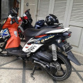 Yamaha X-Ride warna Hitam Putih Orange 2013