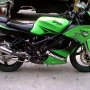 Jual kawasaki ninja krr 2010#black green#mint condition