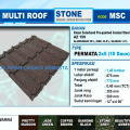 Genteng Metal Multiroof - Stone (Berpasir)