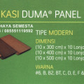 Duma Modern (3 Meter) - Duma Panel WPC