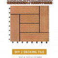 Decking Tile ( DIY 2 ) / Lantai WPC / Pagar WPC / Lantai Kolam Renang