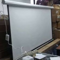 jual layar manual screen proyektor 244cm x 244cm
