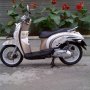 Jual Honda Scoppy 2010 putih coklat 
