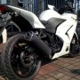 Kawasaki Ninja 250 Th 2011 Putih Battlax mulus