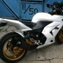 Jual Kawasaki Ninja 250R White Modif Kecil2an