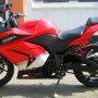 Jual Kawasaki Ninja 250 R Merah Km 4 Rb Istimewa+Knalpot Yoshimura+ban Batlax+KOSO