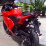 Jual Kawasaki Ninja 250 Merah 2011 KM 500an Gress Like New..