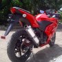 Jual Kawasaki Ninja 250 Merah 2011 KM 500an Gress Like New..