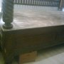 Jual Tempat tidur kuno ukiran kayu jati asli