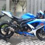 JUAL SUZUKI GSX 750R BLUE 2010 
