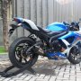 JUAL SUZUKI GSX 750R BLUE 2010 