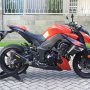 JUAL MOGE KAWASAKI Z-1000 2012 ORANGE WITH AKRA FULL SYSTEM 