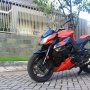 JUAL MOGE KAWASAKI Z-1000 2012 ORANGE WITH AKRA FULL SYSTEM 