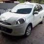 Dijual Nissan March Tahun 2011 Putih Matic AT Muluss