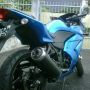 Jual kawasaki ninja 250 2009 candy blue bogor - jakarta b.u