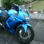 Jual kawasaki ninja 250 2009 candy blue bogor - jakarta b.u