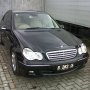 Jual mercedes benz c230 elegance 2007, black, km 17rb