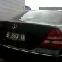 Jual mercedes benz c230 elegance 2007, black, km 17rb