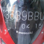 Jual Kawasaki Ninja 250, Merah, thn 2010, Km 7036, standar