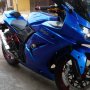 Jual Kawasaki Ninja 250 biru Gsx Spies Hecker modif