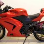 JUAL KAWASAKI NINJA 250 2010 MERAH MODIF