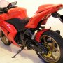 JUAL KAWASAKI NINJA 250 2010 MERAH MODIF