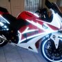 Jual Kawasaki ninja 250r merah bulan 03-2011 pajak panjang