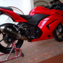 Jual Kawasaki Ninja 250 Tahun 2009 Merah Bulan 11