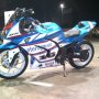 NINJA 250 Blue 2010 STRILGARDA doni tata edition  modifikasi